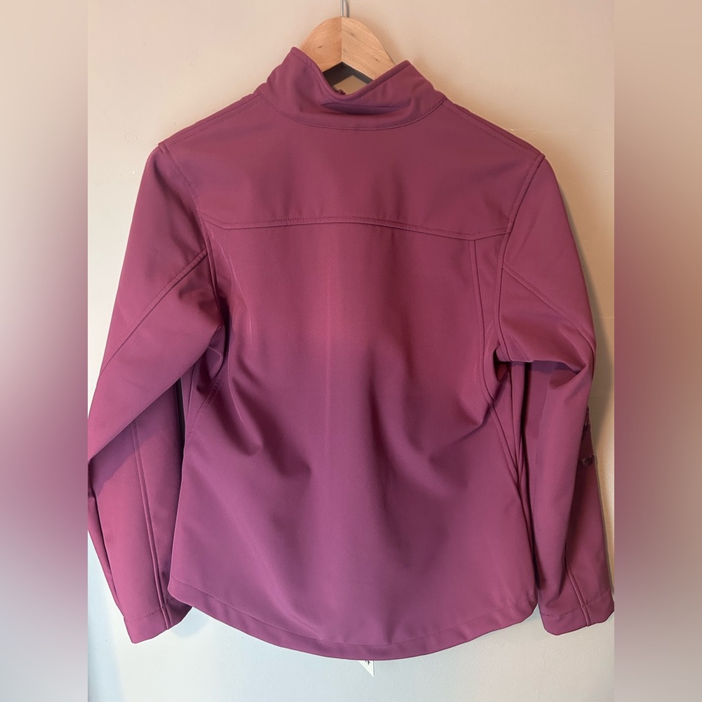 NWT Ariat Team Softshell Jacket, Color Rose Size M Western Cowgirl - Picture 12 of 15